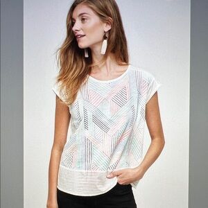 Anthropologie Embroidered Sienna Top by Akemi + Kin